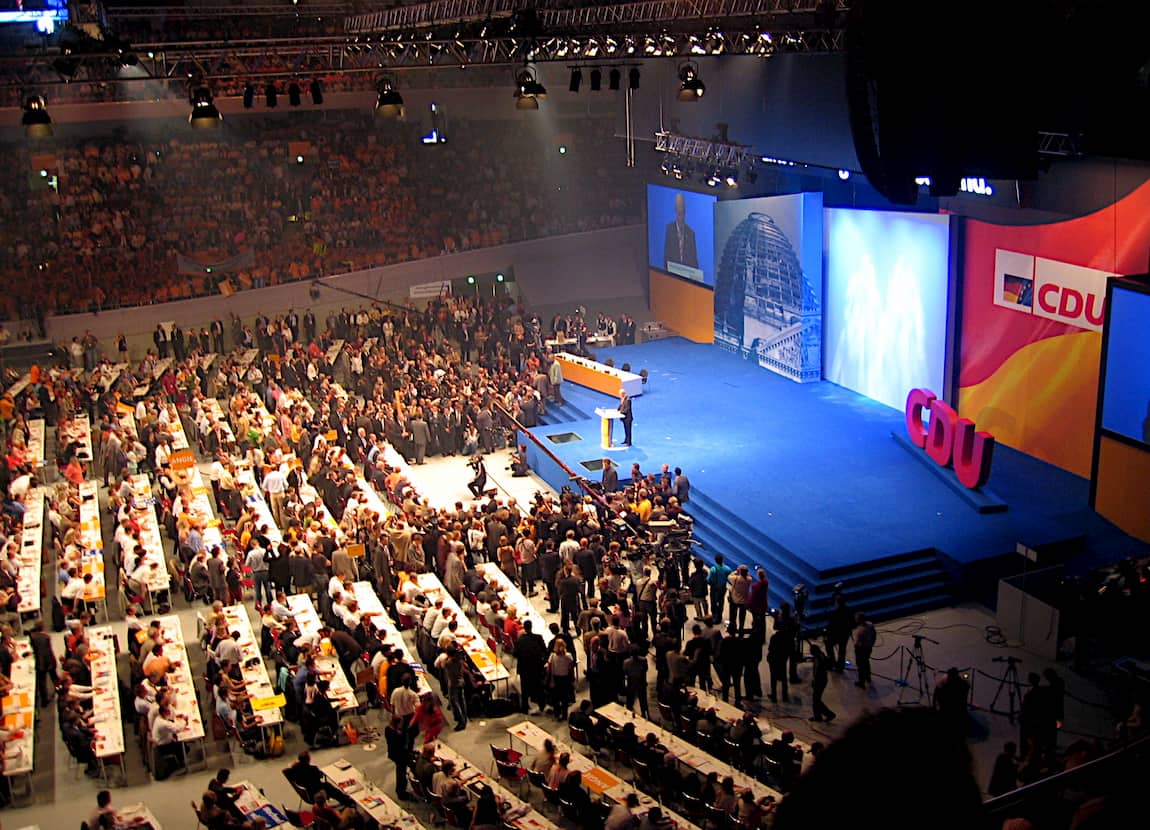 Parteitag der CDU Deutschlands vor der Bundestagswahl 2005