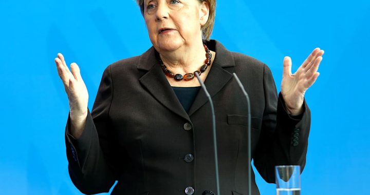 Angela Merkel, Spitzenkandidatin bei der Bundestagswahl 2021 (Aprilscherz)