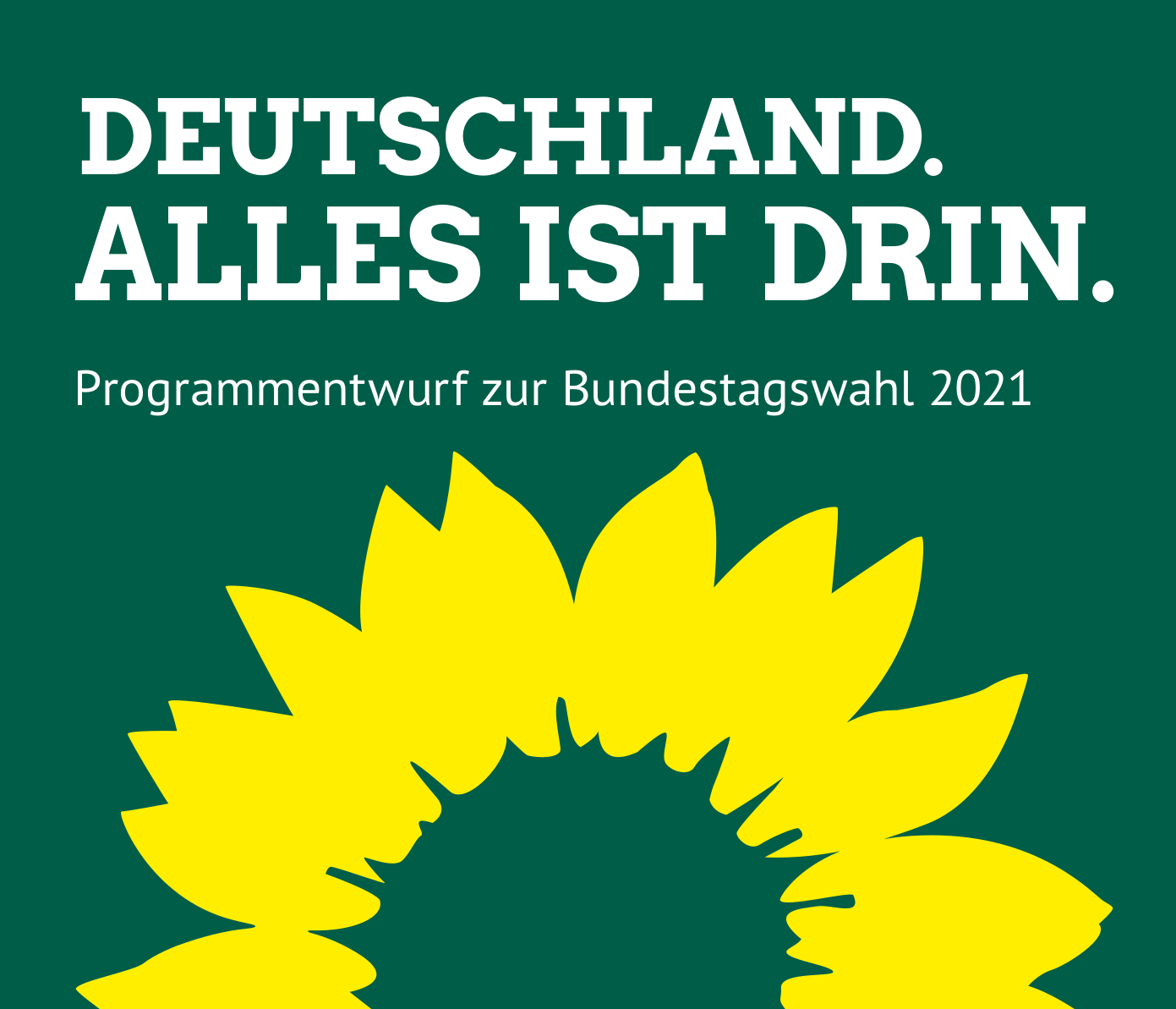Programm der Grünen für die Bundestagswahl