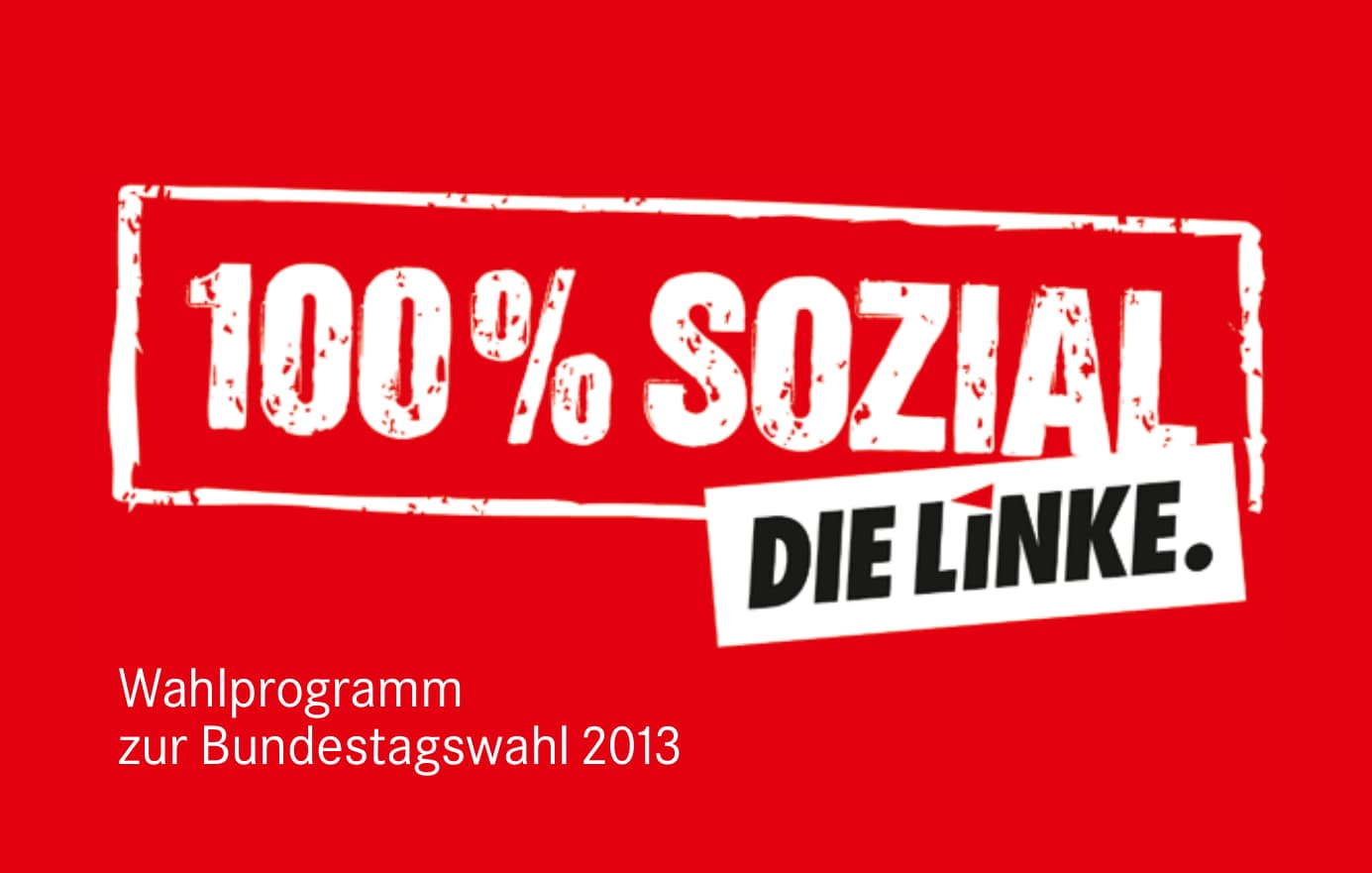 Die Linke: Wahlprogramm zur Bundestagswahl