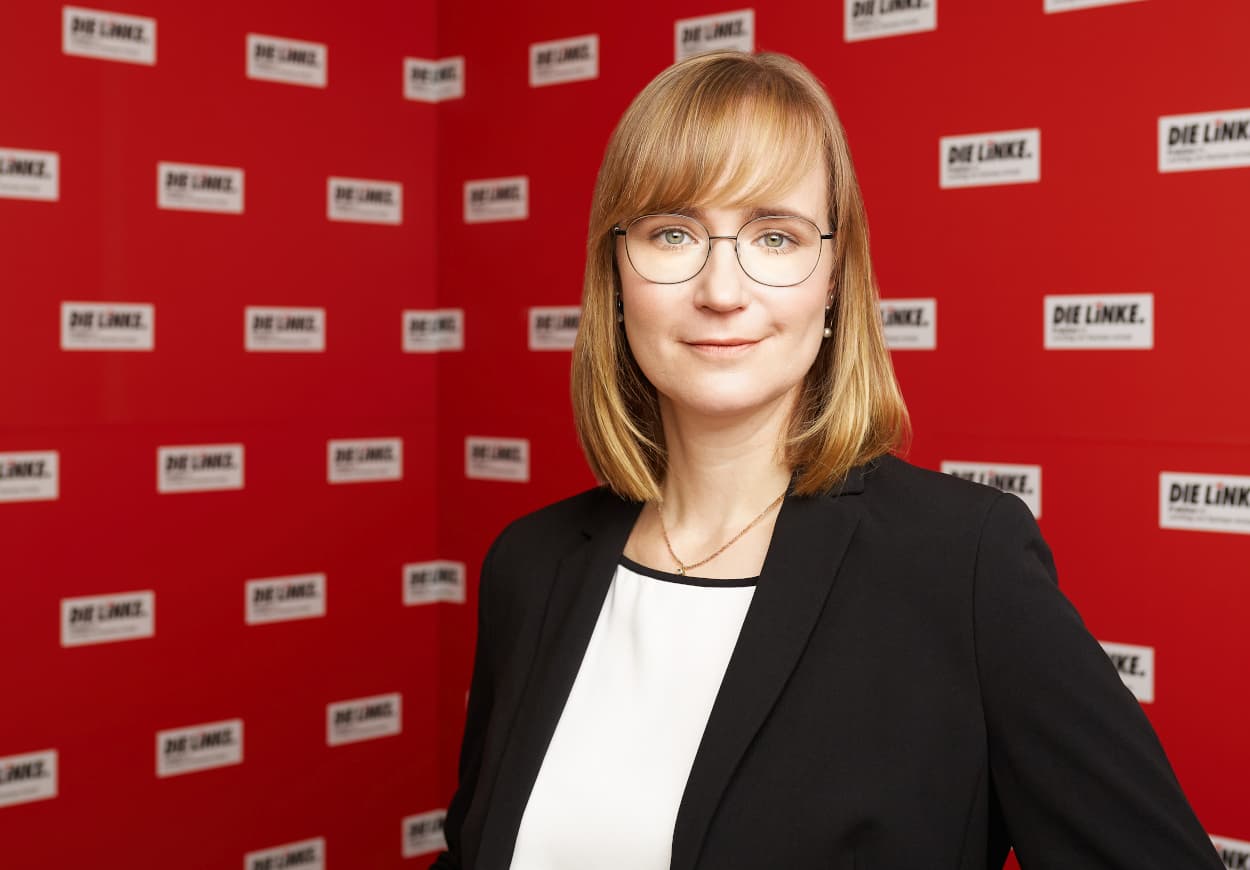 Landtagswahl in Sachsen-Anhalt - Die Spitzenkandidatin der Linkspartei, Eva von Angern, sitzt seit 2002 im Landtag.