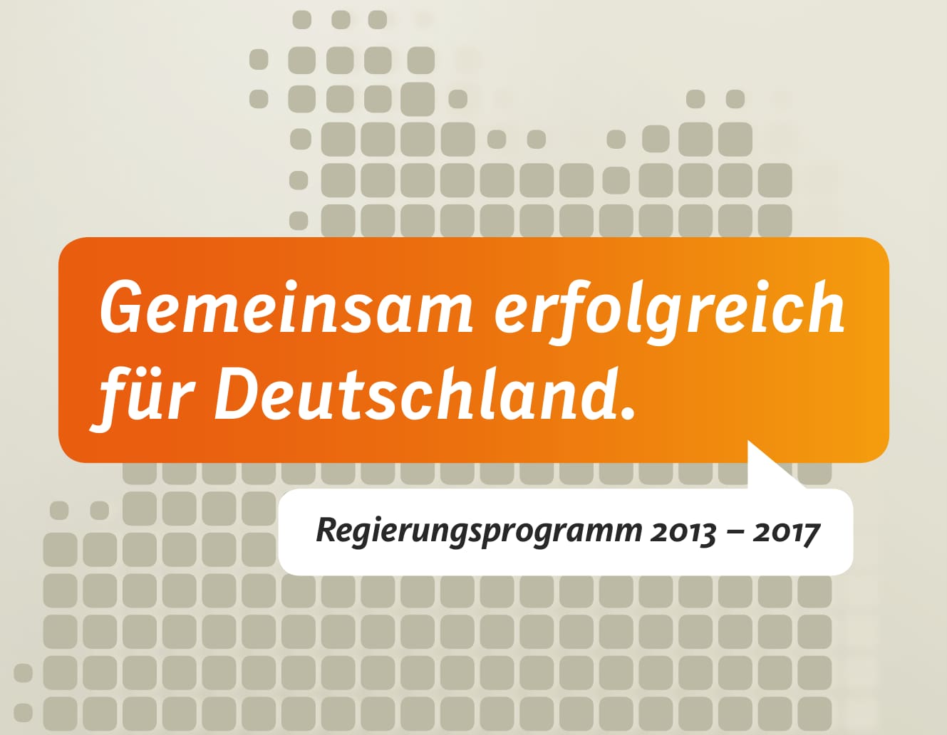 Bundestagswahlprogramm der CDU